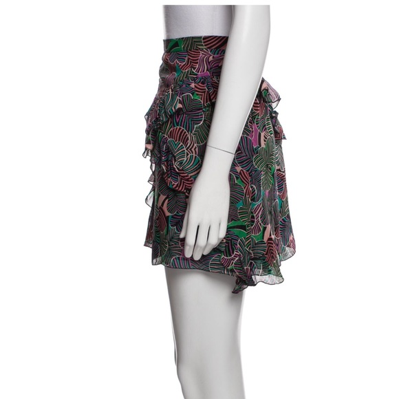 Marc Jacobs Designer Silk Ruffle Mini Skirt - Picture 3 of 16